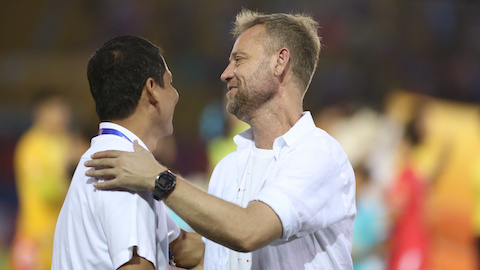  HLV Nguyễn Anh Đức: ‘Trọng tài đã khá nặng tay với Becamex TP.HCM’